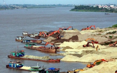 Những khu vực khoanh định nhằm cấm hoạt động, tạm thời cấm hoạt động khai thác cát, sỏi lòng sông?