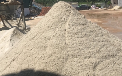 Công trình chắc nhắn đảm bảo an toàn với vật liệu cát xấy khô đóng bao